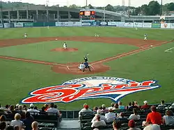 Fraser Field during a North Shore Spirit game