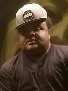 Fred the Godson at a recording session in 2016