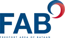 Official logo of Freeport Area of Bataan