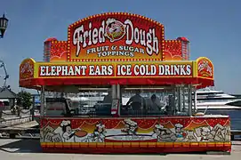Fried dough stand, New England