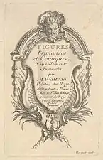 Baroque Frontispiece for Figures françoises et comiques by Robert Hecquet, 18th century, the Metropolitan Museum of Art