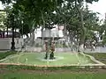 Fountain in Bolívar Square of Caracas.
