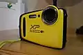 Fujifilm FinePix XP130 yellow camera.