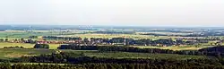 View over Górzyn from nearby forest tower