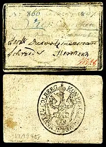 Emergency issue currency for the Siege of Kolberg (1807), 4 groschen