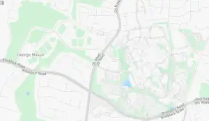 Map showing location of annually painted benches