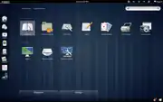 Applications view in GNOME Shell 3