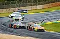 Cars from the GTD class at Petit Le Mans