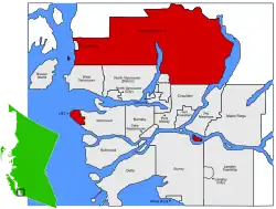 Location of Electoral Area A