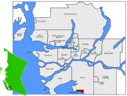 Location of White Rock