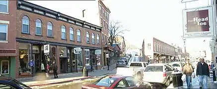 Flatiron Building at Main and Diagonal Streets