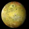 Low-resolution images of the anti-Jupiter hemisphere of Io, showing the effects of the Thor eruption in August 2001