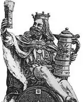 Image 30Gambrinus–king of beer (from History of beer)