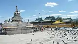 Stupa and other buildings at Gandan Monastery