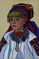 Princess Gannusya, (1962). Oil on canvas, 67 × 46&nbsp;cm.