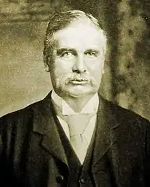Photo of Gardner Fred Williams from the frontispiece of his book The Diamond Mines of South Africa, published in 1902