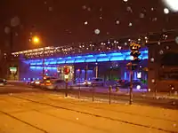 Jean Macé railway station, on 9 January 2010