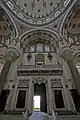 Gazi Ahmet Pasha Mosque entrance from inside