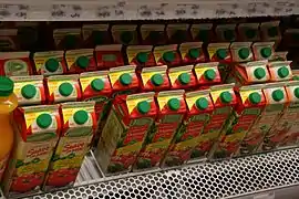 Processed gazpacho carton packages