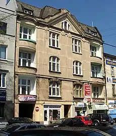 Georg Weiß tenement at 141 Gdańska Street (1906–1907), architect's own house.