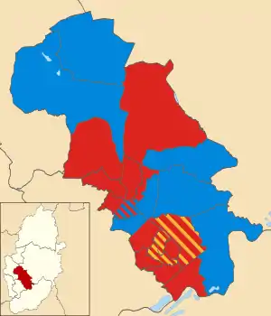 2011 results map