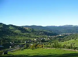 Rural landscape in Gemenea, Stulpicani