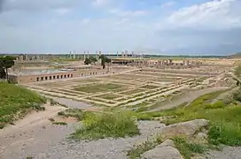 A general view of the ruins at Persepolis.