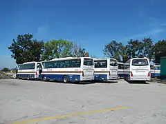 Bus terminal-stop at Lubao, Pampanga
