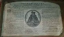 Trade Card for George Adams, instrument maker, date unknown, bef. 1773