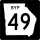 State Route 49 Bypass marker