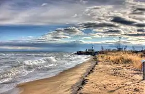 Image 17Shore of Lake Michigan at Illinois Beach State Park in Lake County. Image credit: Yinan Chen (photographer), Slick (upload) (from Portal:Illinois/Selected picture)