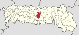 Location in Ialomița County