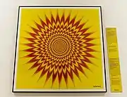 Gianni Sarcone, 1997, Hypnotic Vibes, mixed media, 70 x 70 cm, Museum of Illusions, Ljubljana (Slovenia).