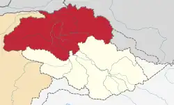 Map of Gilgit Division