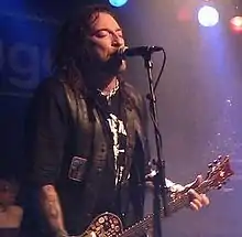 Ginger playing at the Glasgow Garage in December 2010