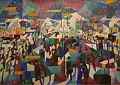 Le Boulevard, 1911, oil on canvas, 63.5 x 91.5&nbsp;cm, Estorick Collection, London