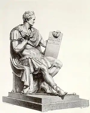 George Washington (1820, destroyed by fire 1831), North Carolina State House, Raleigh