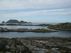 Gjesvaerstappan viewed from Gjesvær
