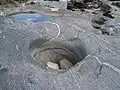 Glacial pothole, formed by the Deerfield River