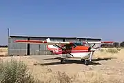 A Cessna 206 at Gobabis Airport