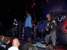 God Forbid performing in The Hague, Netherlands in 2009