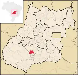 Location in Goiás state