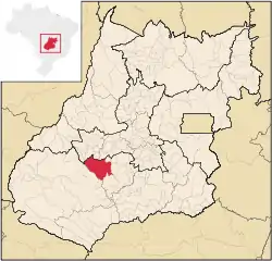 Location in Goiás state