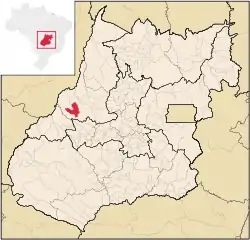 Location in Goiás state