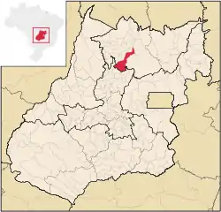 Location in Goiás state