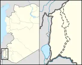 Al-Rafid (Rafied) is located in the Golan Heights