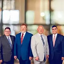 (l-r) Jeff Chapman, Daniel Riley, Bruce Taliaferro, Chris Jenkins