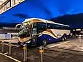 Translink Goldline Scania Irizar i6 no. 2058 at Belfast Europa Buscentre, about to operate an evening express service to Larne.