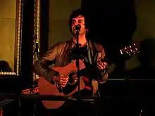 Frontman Siddhartha Khosla of Goldspot performs in Bangalore in 2012