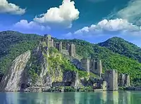 Golubac Fortress in Đerdap National park, Serbia
